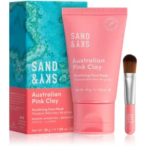 Sand & Sky Australian Pink Clay Porefining Face Mask Detox-Maske vergrößerte Poren 30 g