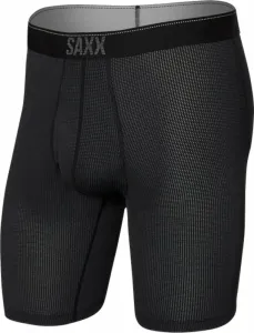 SAXX Quest Long Leg Boxer Brief Black II S Fitness Unterwäsche