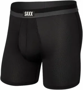 SAXX Sport Mesh Boxer Brief Black XL Fitness Unterwäsche