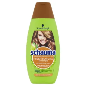 Schwarzkopf Schauma Fresh Matcha reinigendes Detox-Shampoo für fettige Kopfhaut und trockene Spitzen 400 ml