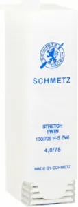 Schmetz Stretch Twin 130/705 H-S ZWI 4,0/75 Doppelte Nähnadel