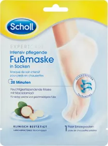 Scholl Pflegende Fußmaske mit Macadamiaöl Expert Care (Foot Mask) 1 Paar