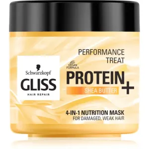 Schwarzkopf Gliss Protein+ Maske mit ernährender Wirkung mit Bambus Butter 400 ml