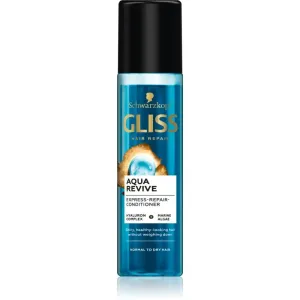 Schwarzkopf Gliss Aqua Revive ausspülfreier Conditioner im Spray Für normales bis trockenes Haar 200 ml