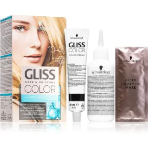 Schwarzkopf Gliss Color Permanent-Haarfarbe Farbton 10-40 Light Beige Blonde