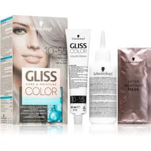 Schwarzkopf Gliss Color Permanent-Haarfarbe Farbton 10-55 Ash Blond