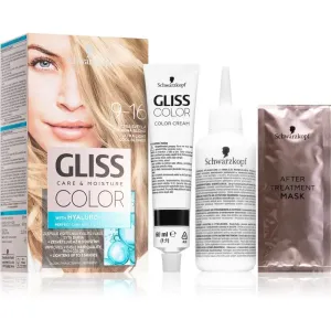 Schwarzkopf Gliss Color Permanent-Haarfarbe Farbton 9-16 Ultra Light Cool Blonde