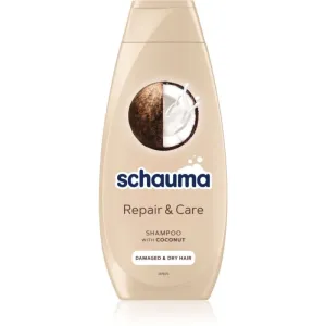 Schwarzkopf Schauma Repair & Care Shampoo für trockenes und beschädigtes Haar mit Kokos 400 ml