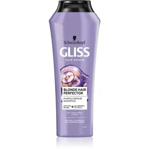 Gliss Kur Regenerierendes Shampoo für blondes Haar Perfector (Purple Repair Shampoo) 250 ml