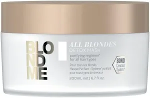 Schwarzkopf Professional Blondme All Blondes Detox Entgiftende Reinigungsmaske für blondes und meliertes Haar 500 ml