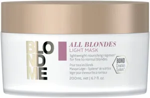 Schwarzkopf Professional Blondme All Blondes Light Maske mit ernährender Wirkung für feines bis normales Haar 200 ml