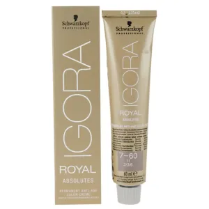 Schwarzkopf Professional IGORA Royal Absolutes Haarfarbe Farbton 6-60 Dark Blonde Chocolate Natural 60 ml
