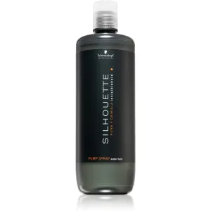 Schwarzkopf Professional Sparsames Nachfüllen von starkem Haarspray Silhouette (Super Hold Setting Lotion) 1000 ml