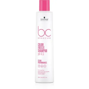 Schwarzkopf Professional BC Bonacure Color Freeze Shampoo pH 4.5 Clean Performance schützendes Shampoo für gefärbtes Haar 250 ml