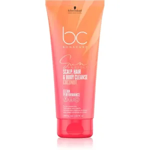 Schwarzkopf Professional BC Bonacure Sun Protect Scalp, Hair & Body Cleanse Shampoo für Haar und Körper 200 ml