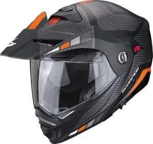 Scorpion ADX-2 CAMINO Matt Black/Silver/Orange S Helm