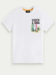 Scotch & Soda Kinder  T‑Shirt Weiß