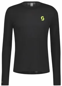 Scott RC Run LS Mens Shirt Black/Yellow 2XL Laufshirt mit Langarm