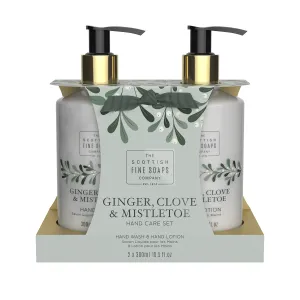 Scottish Fine Soaps Ginger, Clove & Mistletoe Hand Care Set Geschenkset (für die Hände)