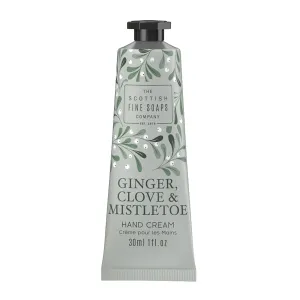 Scottish Fine Soaps Ginger, Clove & Mistletoe Hand Cream Handcreme 30 ml