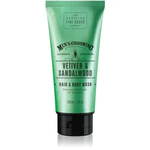 Scottish Fine Soaps Men’s Grooming Vetiver & Sandalwood Reinigungsgel für Haut und Haar für Herren 200 ml