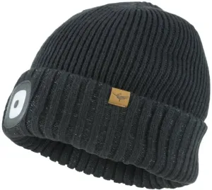Sealskinz Waterproof Cold Weather LED Roll Cuff Beanie Black S/M