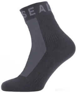 Sealskinz Waterproof All Weather Ankle Length Sock with Hydrostop Black/Grey XL Fahrradsocken