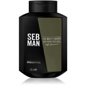 Sebastian Professional Shampoo für Haare, Bart und Körper SEB MAN Der Multitasker (Hair, Beard & Body Wash) 250 ml
