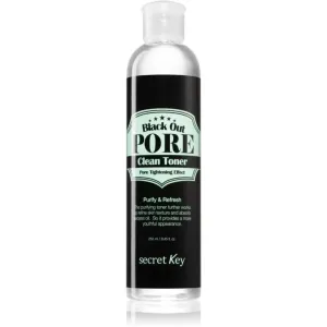 Secret Key Black Out Pore Reinigungstonikum zur Regulierung der Talgbildung 250 ml