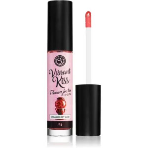 Secret play Vibrant Kiss Strawberry Gum Lipgloss mit Vibrationseffekt 7 ml