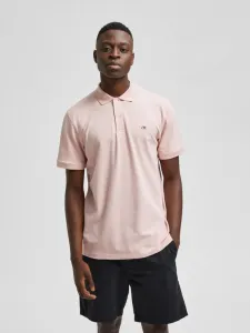 Selected Homme Aze Polo T-Shirt Rosa