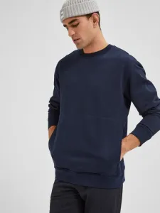 Selected Homme Relaxkaius Sweatshirt Blau