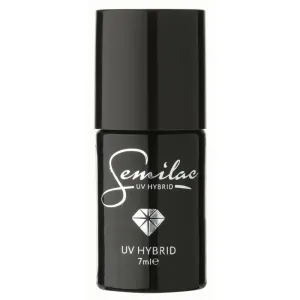 Semilac UV Hybrid Black & White Gel-Nagellack Farbton 091 Glitter Milk 7 ml