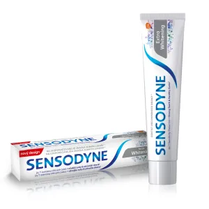 Sensodyne Extra Whitening bleichende Zahnpasta mit Fluor für empfindliche Zähne 75 ml