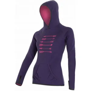 Sensor MERINO UPPER ARROWS Damen Sweatshirt, violett, größe L