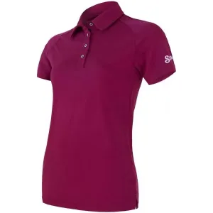 Sensor MERINO ACTIVE POLO Damen T-Shirt, violett, größe L