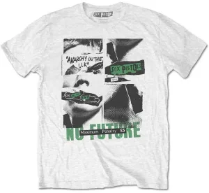 Sex Pistols T-Shirt No Future White 2XL #23268