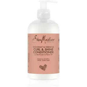 Shea Moisture Coconut & Hibiscus Curl & Shine Conditioner für welliges und lockiges Haar 384 ml