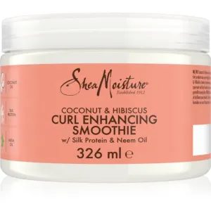Shea Moisture Coconut & Hibiscus abspülfreie Creme Lockenpflege für lockiges Haar 340 g