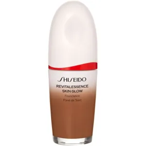 Shiseido Revitalessence Skin Glow Foundation Leichtes Make-up mit aufhellender Wirkung SPF 30 Farbton Copper 30 ml
