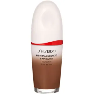 Shiseido Revitalessence Skin Glow Foundation Leichtes Make-up mit aufhellender Wirkung SPF 30 Farbton Henna 30 ml