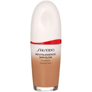 Shiseido Revitalessence Skin Glow Foundation Leichtes Make-up mit aufhellender Wirkung SPF 30 Farbton Sunstone 30 ml