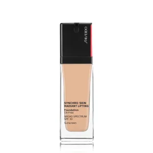Shiseido Synchro Skin Radiant Lifting Foundation SPF30 - 220 langanhaltendes Make-up für eine einheitliche und aufgehellte Gesichtshaut 30 ml