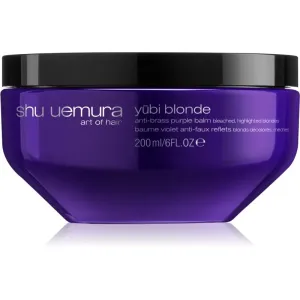 Shu Uemura Pflegemaske, die gelbe Haartöne neutralisiert Yubi Blonde (Anti-Brass Purple Balm) 200 ml