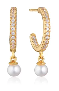 Sif Jakobs Eleganterunde Ohrringe mit Perlen Ellera SJ-E12280-CZ-SG