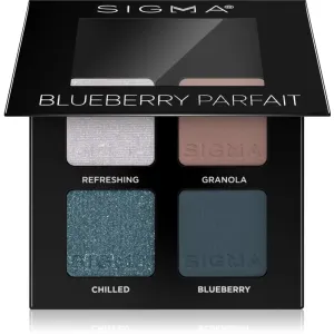 Sigma Beauty Quad Lidschattenpalette Farbton Blueberry Parfait 4 g