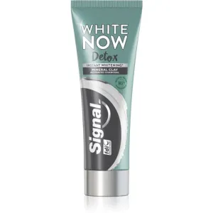 Signal White Now Detox Charcoal bleichende Zahnpasta mit Aktivkohle 75 ml