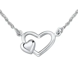Silvego Romantische Silberkette mit Herzen ZTJ3J72001