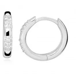 Silver Cat Minimalistische Ohrringe mit kubischen Zirkonen SC511
