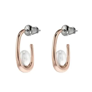 Skagen Bezaubernde vergoldete Ohrringe mit echten Perlen Agnethe SKJ1747791